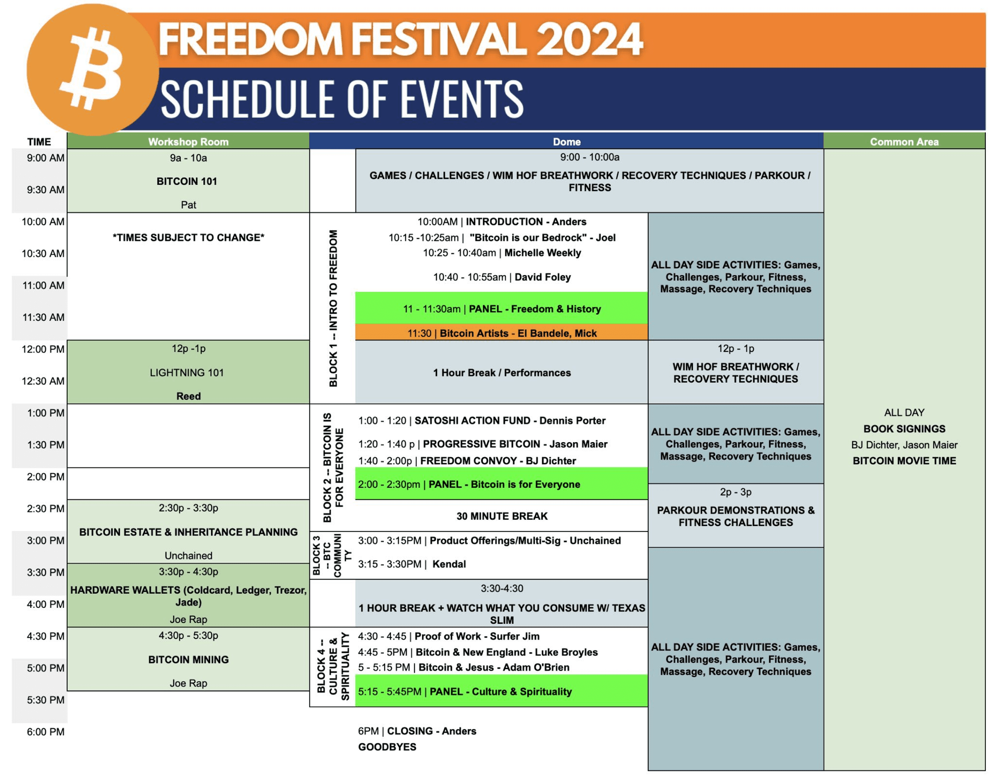 Freedom Festival Scene